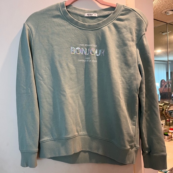 Sweaters - Green‎ Crewneck